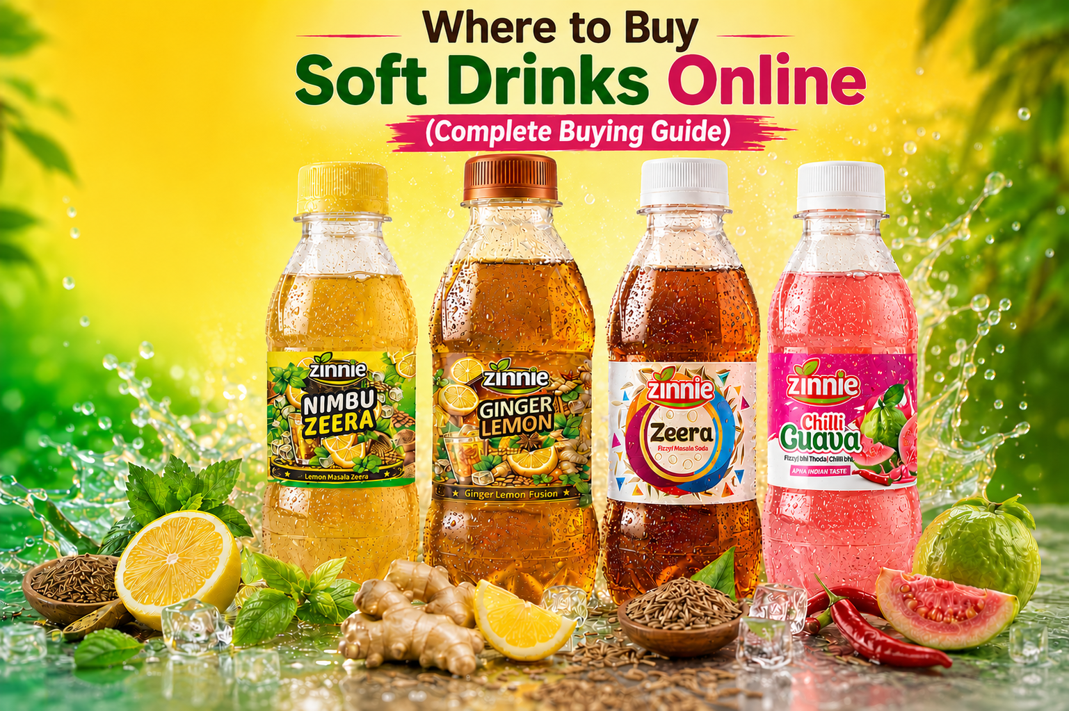 Where to buy soft drinks online in India - complete buying guide